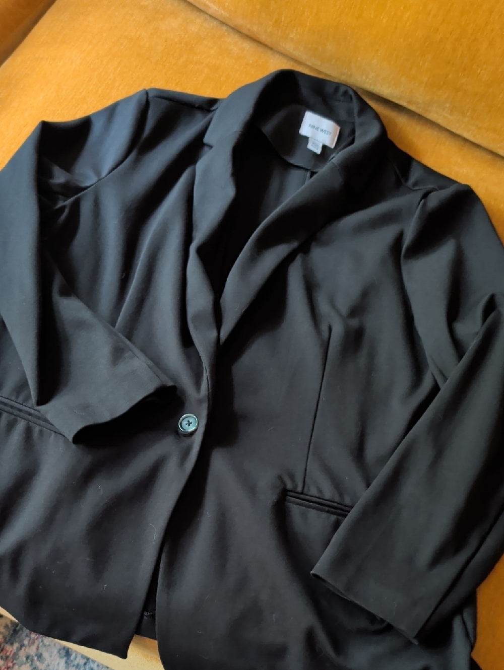 Classic Black Tailored Blazer Jacket